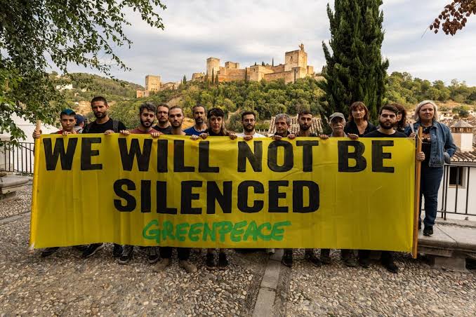 Morton palais de justice du Comté, site de Greenpeace de 2025 pipeline d'essai | Greenpeace pipeline d'essai | Greenpeace procès
