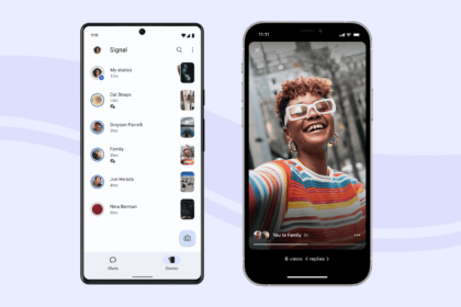 Signal app interface on iPhone | Signal encryption | PGN Business Insider