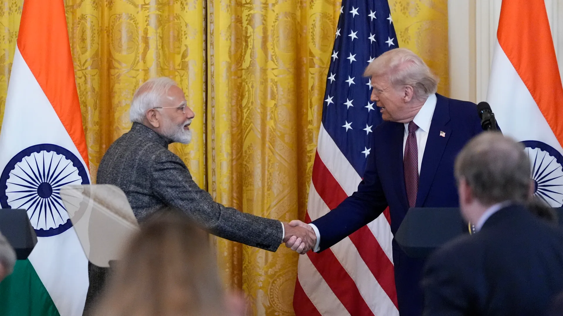 Narendra Modi and Donald Trump meeting at the White House | Trump's tariff war