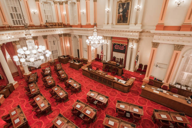 US Capitol building with the Senate chamber in the background