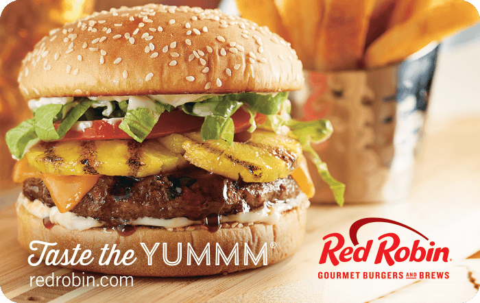 20% Off Red Robin Gift Cards Offered Oct 10-13