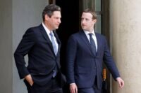 Mark Zuckerberg and Joel Kaplan at a conference, discussing company policies | Facebook China | PGN Business Insider
