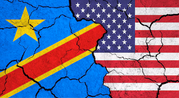 US and DR Congo flags | US-Congo mineral deal | PGN Business Insider