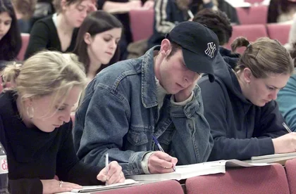 Government press conference on student loan fraud crackdown. | PGN Business Insider