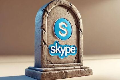 Skype logo, symbolizing the app’s closure after 20 years.