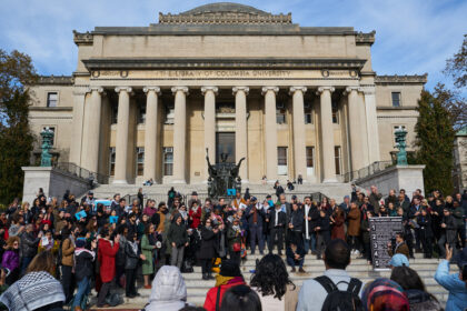 Protesters at Columbia University | Columbia funding cut | PGN Business Insider