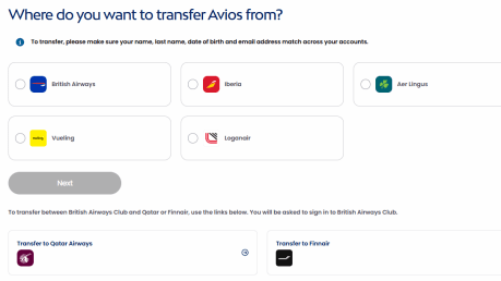 New Tool Simplifies Avios Transfers Between Loyalty Programs