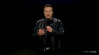 Elon Musk at a Tesla event