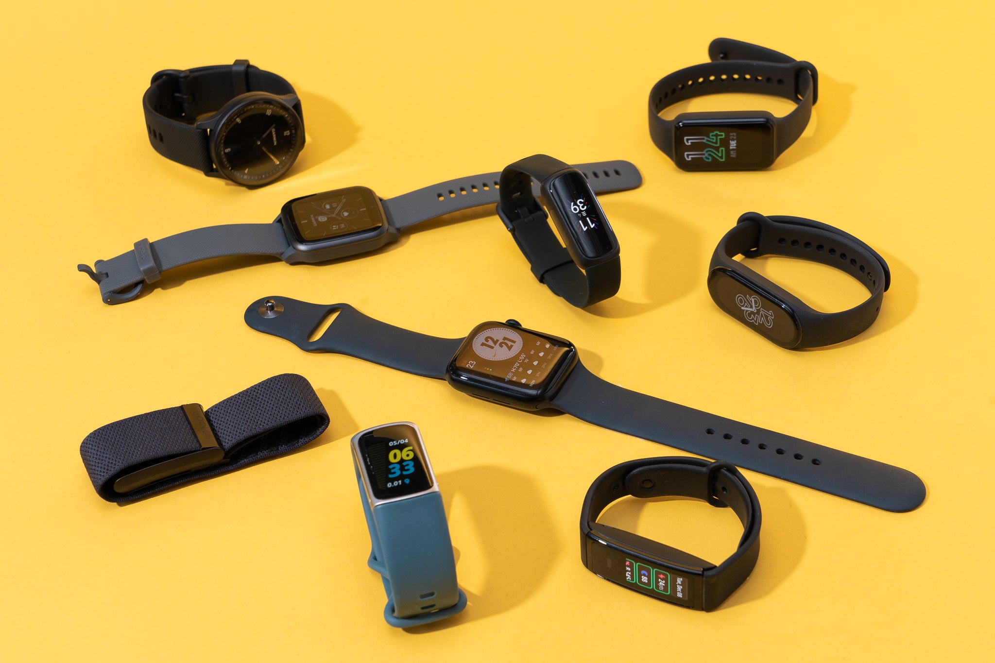 Multiple Wearable Health Trackers