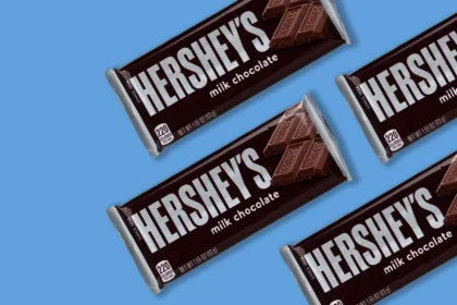 Hershey shares | Hershey's chocolate bars, popular candy brand.