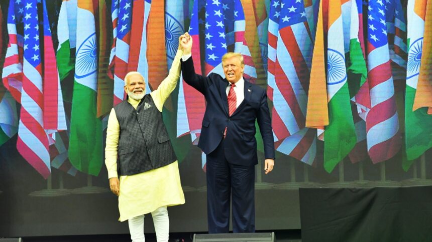 Trump and Modi share stage at ‘Howdy, Modi!’ event in Houston.