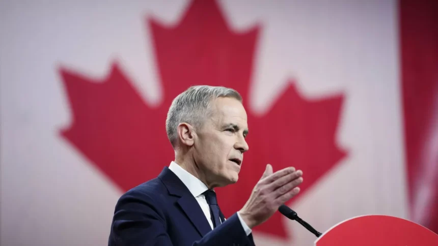 Mark Carney delivers his acceptance speech as Canada's next prime minister, emphasizing resistance to US policies.